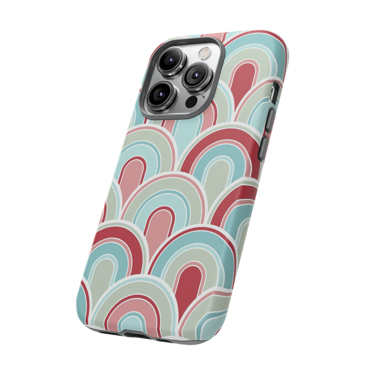 Light Blue Retro - Protective Phone Case