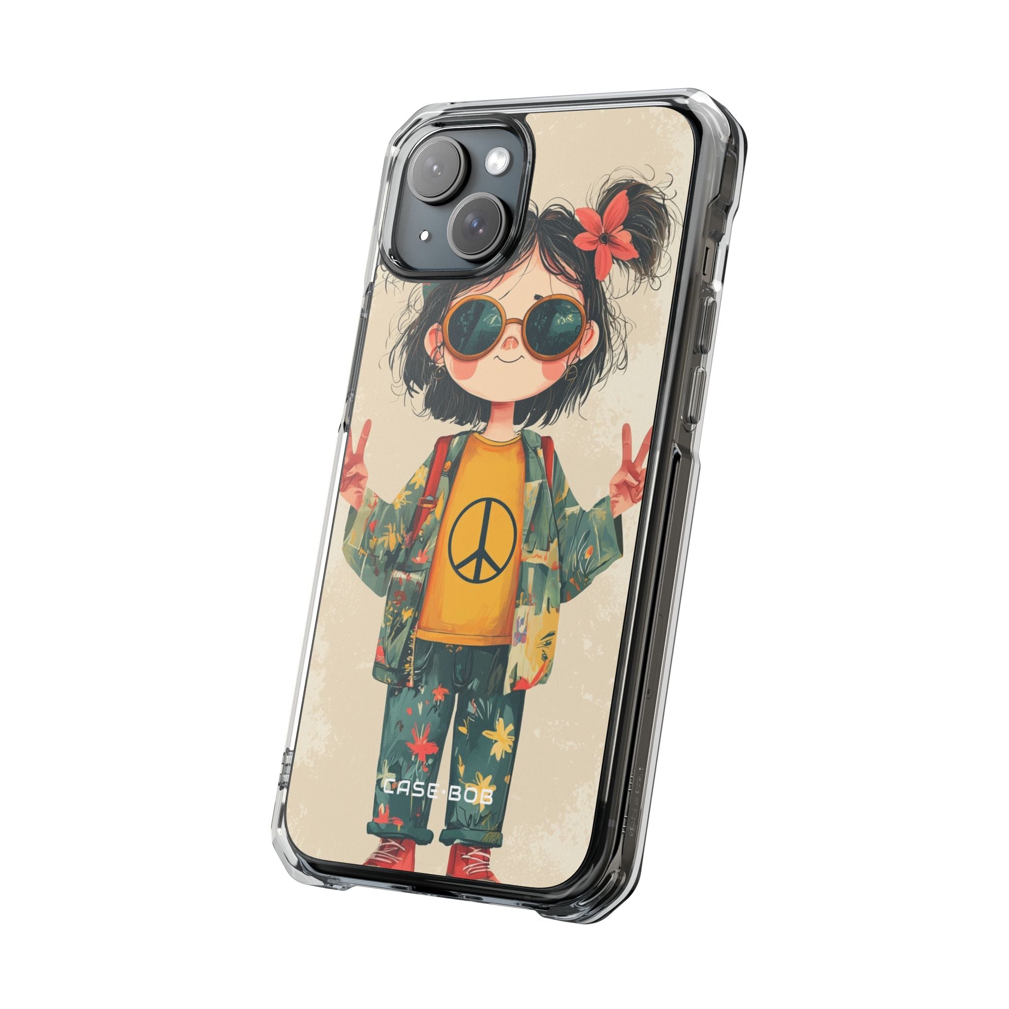 Peace Pigtails iPhone 15 Plus Case - Impact