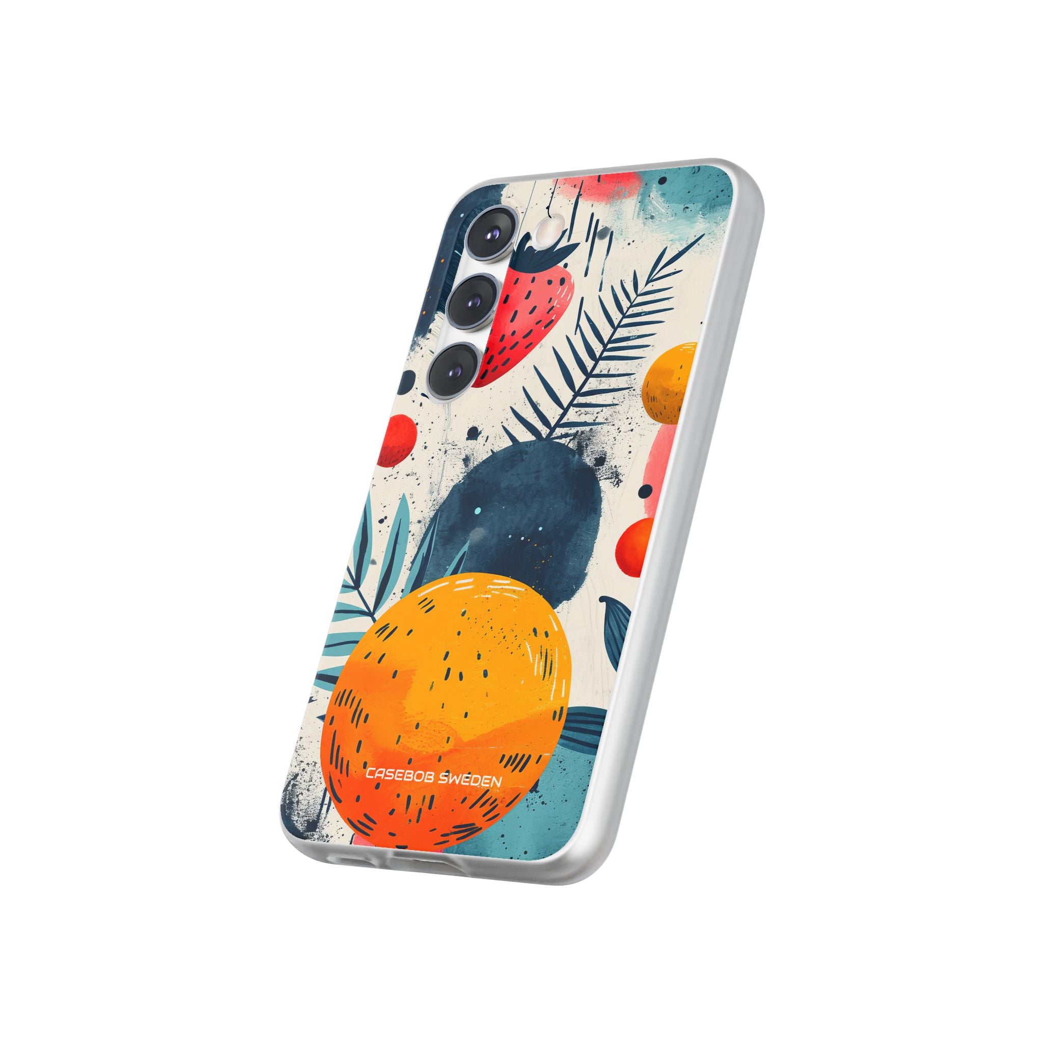 Vibrant Fruit Canvas - Flexi Samsung S23 Phone Case