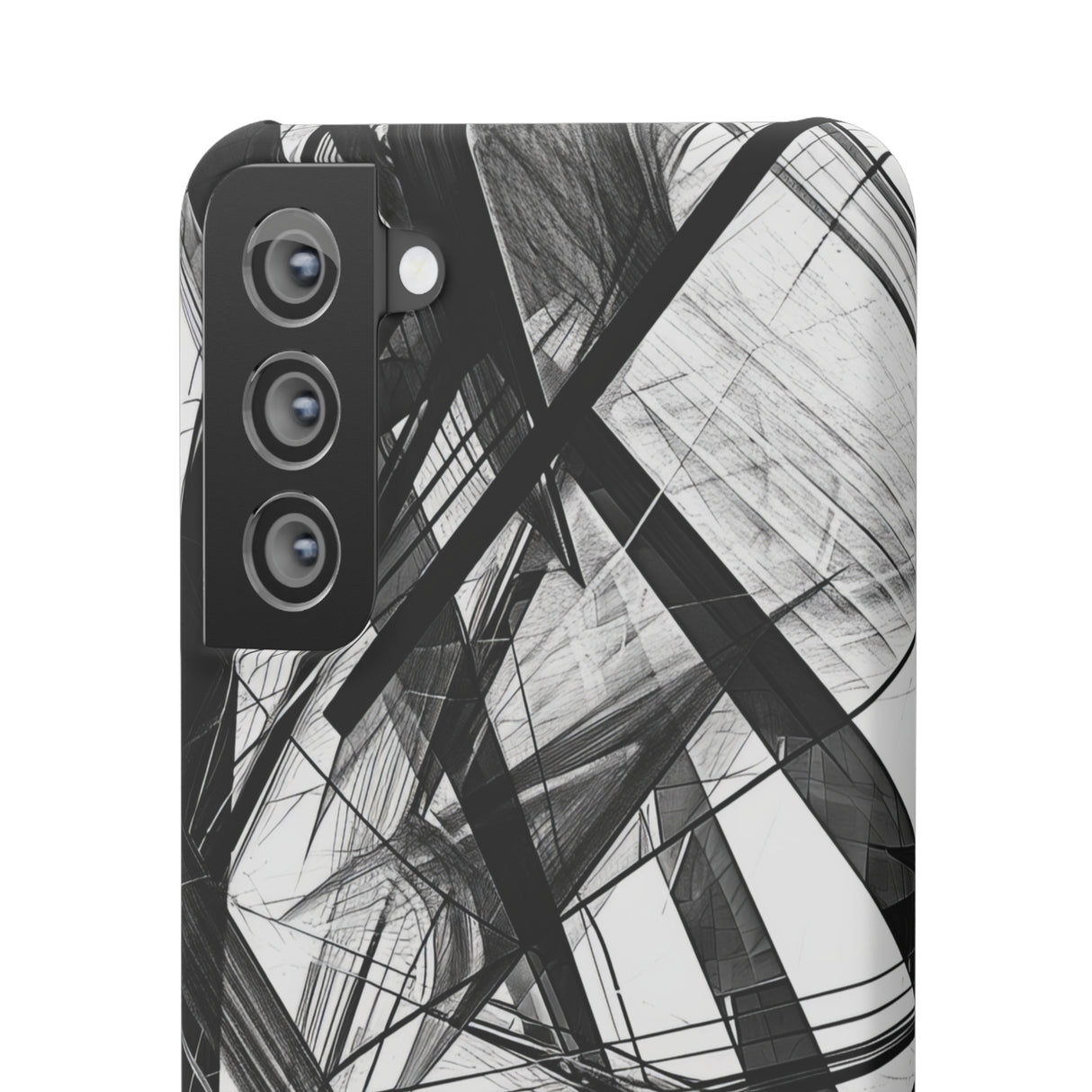 Monochrome Chaos | Slim Phone Case for Samsung