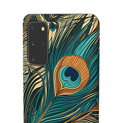 Art Nouveau Peacock Elegance Samsung S20 - Slim Phone Case