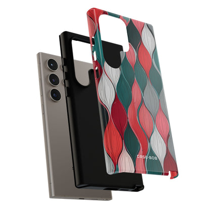 Leaf Cascade Teal Samsung S24 Ultra Case - Tough