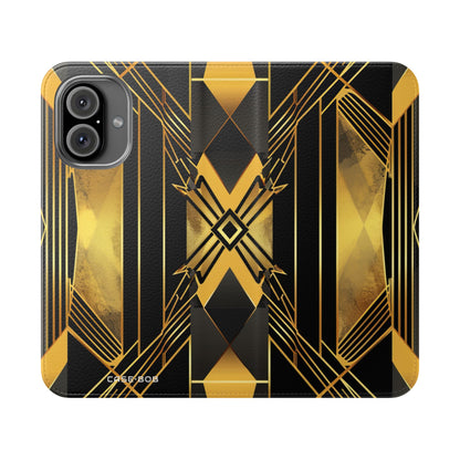 Golden Xcape - iPhone 16  Case - Wallet