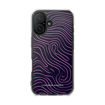 Contour Waveflow iPhone 16 - Clear Impact Phone Case