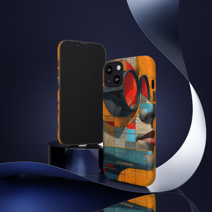 Cartoon Geometry Fusion - Protective Phone Case