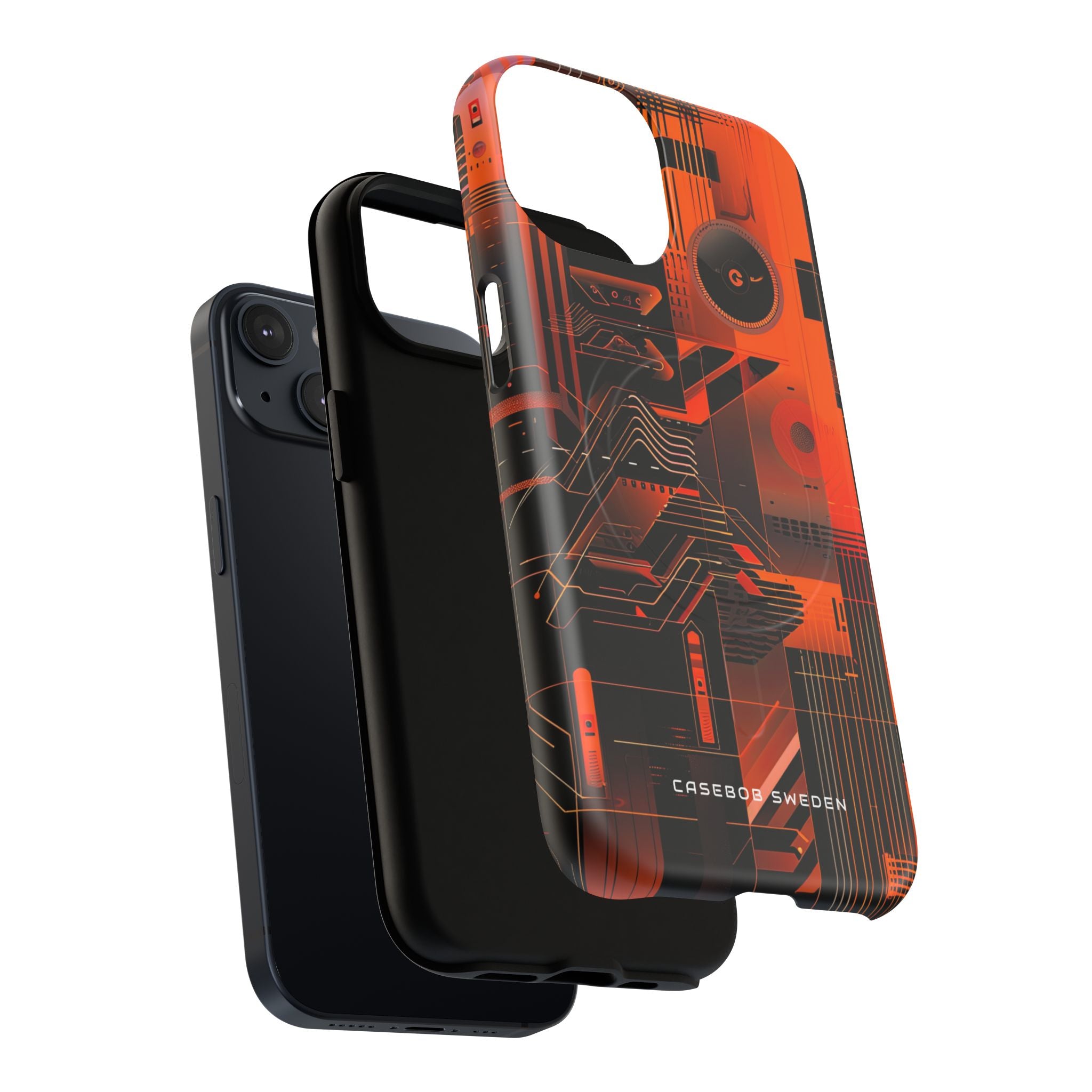 Gradient Circuitburst iPhone 14 | Tough+ Phone Case