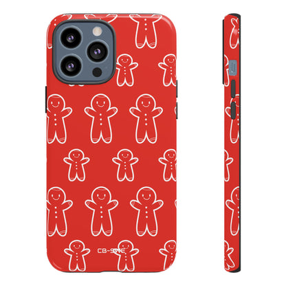 Gingerbread Men Play - iPhone Case