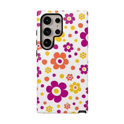 Retro Floral Playfulness - Samsung Case