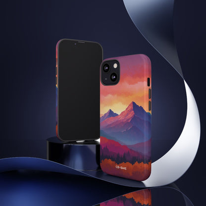 Mountain Peaks Rise - iPhone Case