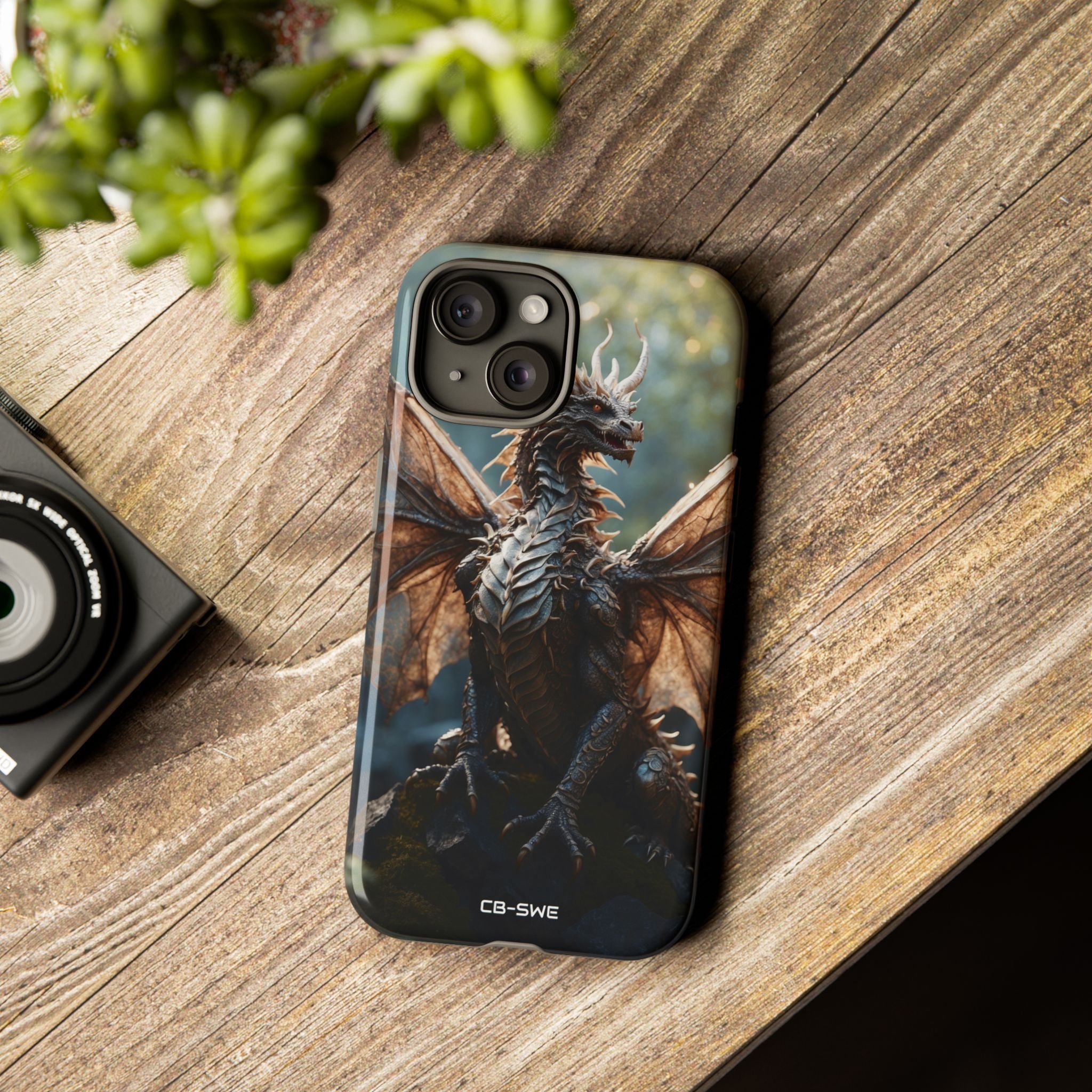 Majestic Dragon Glows - iPhone Case