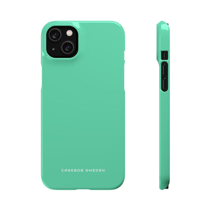 Medium Aquamarine iPhone 14 - Slim Phone Case