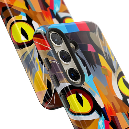 Abstract Kitty Palette - Protective Phone Case