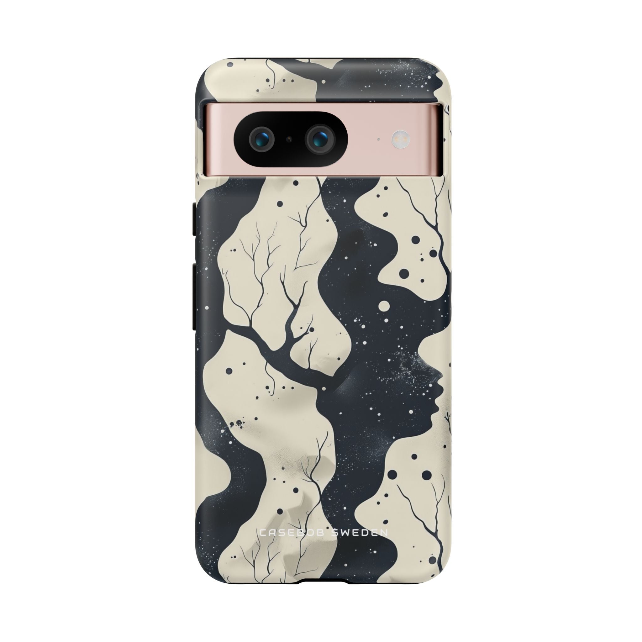 Organic Fluid Silhouettes with Cosmic Depth Google Pixel 8 - Tough Phone Case