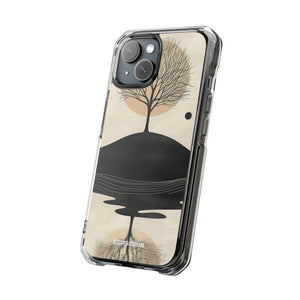 Serene Reflections - Phone Case for iPhone (Clear Impact - Magnetic)