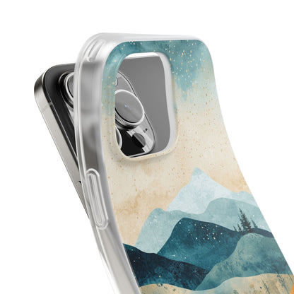 Moonlit Mountains iPhone 16 Pro Max Case - Soft