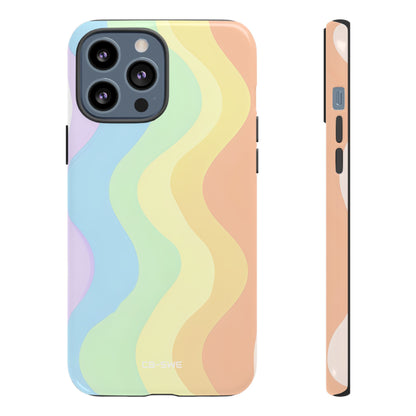 Pastel Waves Flow - iPhone Case