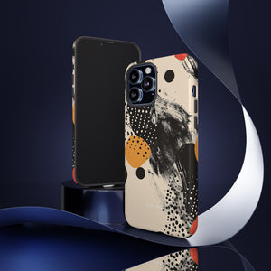 Black Dot Elegance - Schutzhülle fürs Telefon