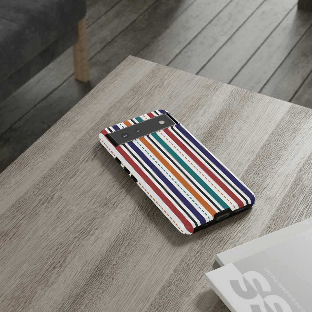 Modern Stripe Line - Protective Phone Case