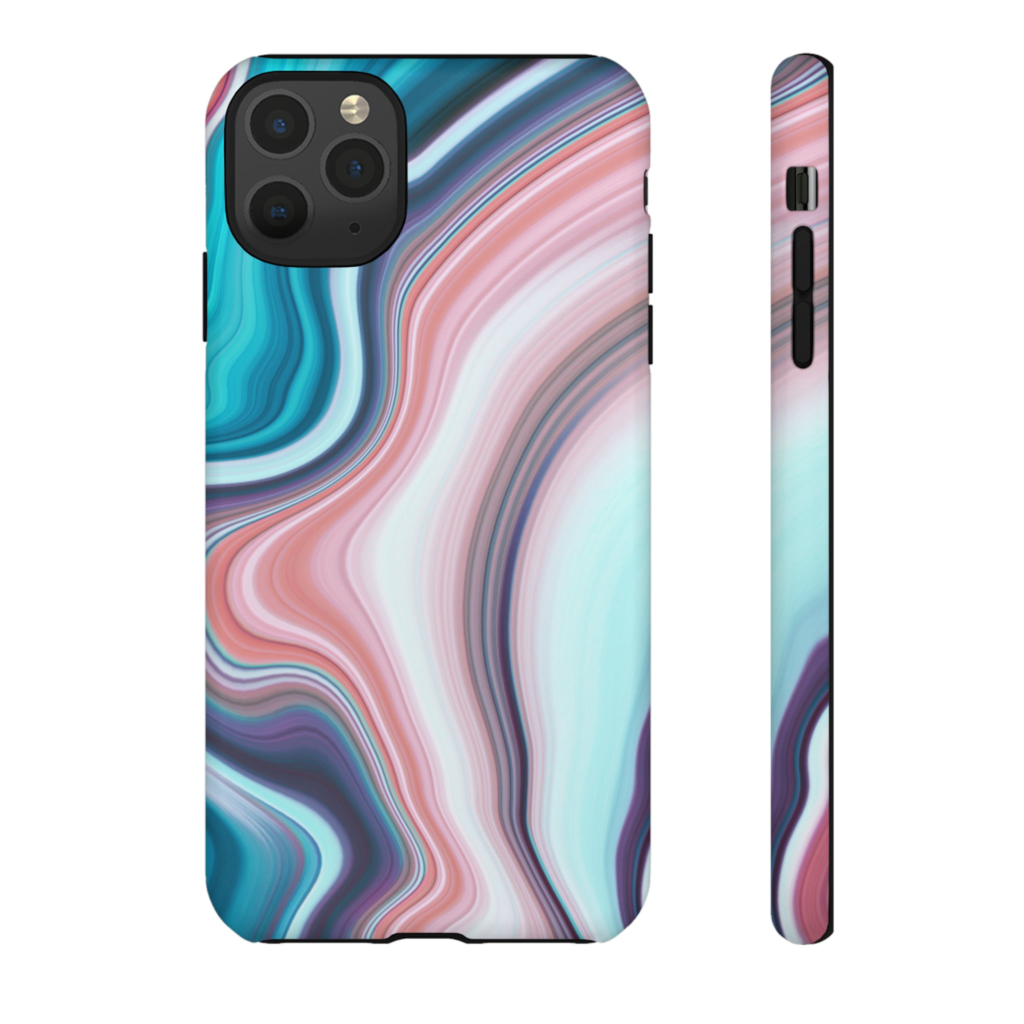 Pink Swirls - Protective Phone Case