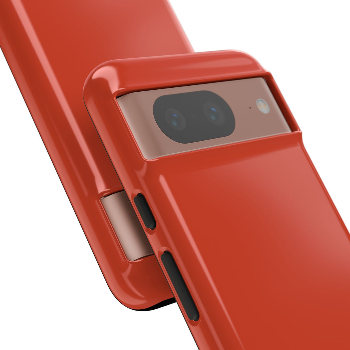 Vibrant Minimalism: Bold Red-Orange - for Google Pixel 8