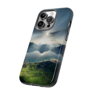 Landscape with Lake & Sun - Protective Phone Case