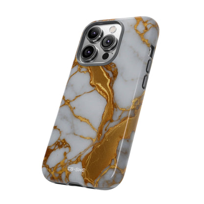 Golden Veins Flow - iPhone Case