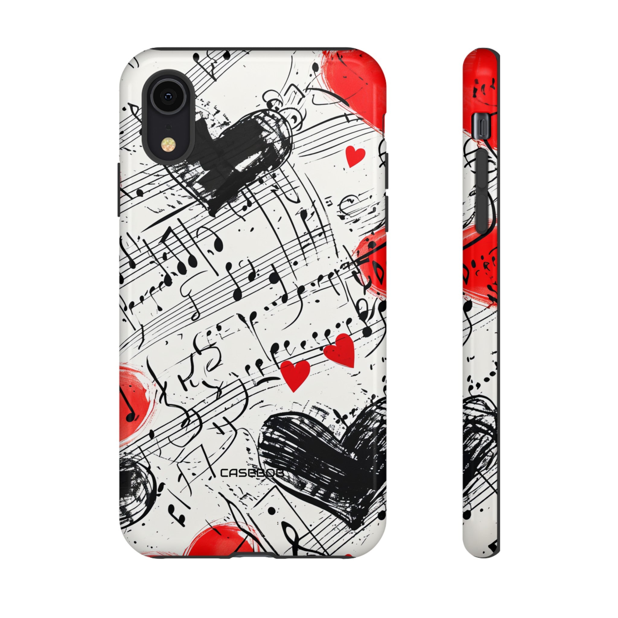 Melodic Love Notes - Protective Pixel Case - Protective Phone Case