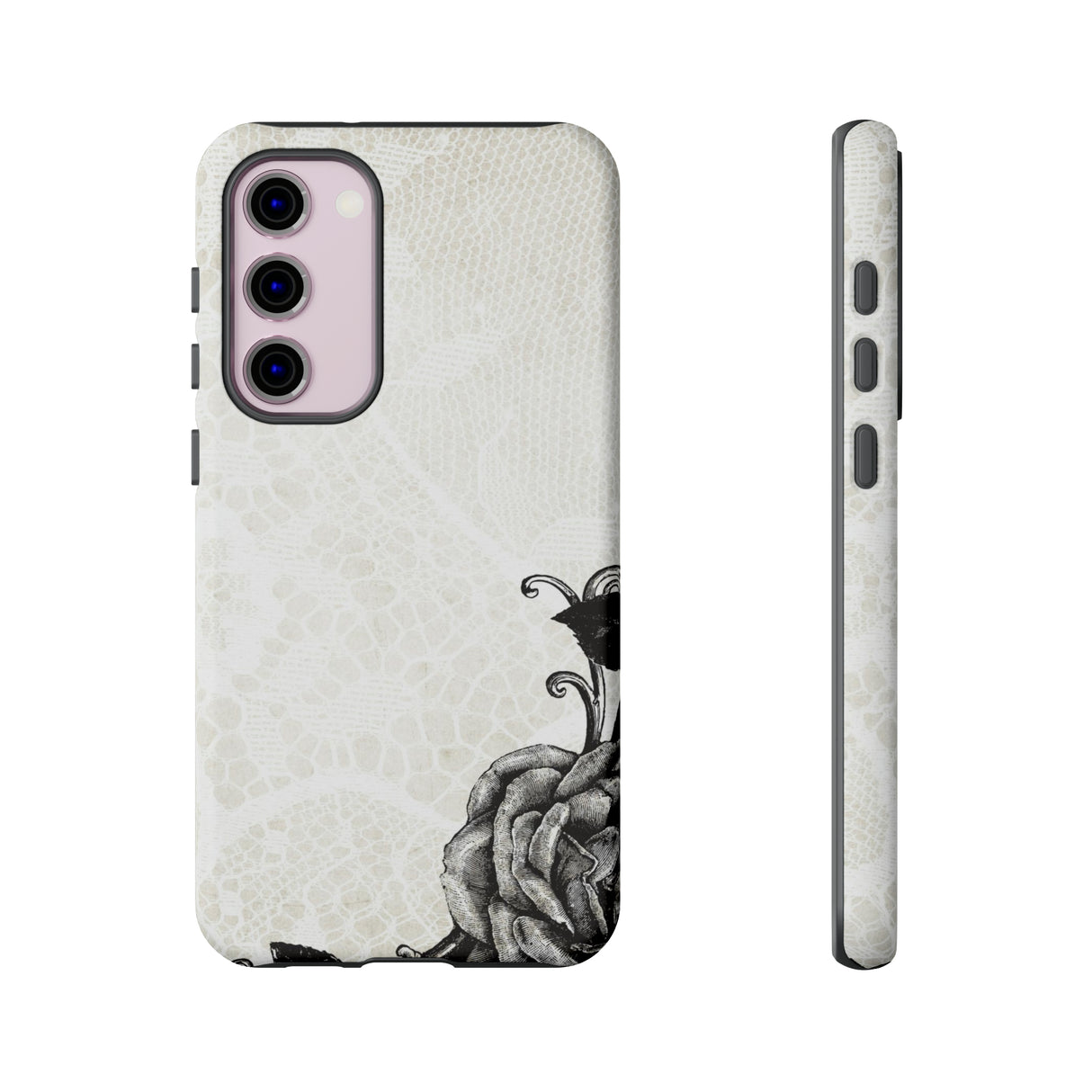 Rosett Gothic Flower - Protective Phone Case