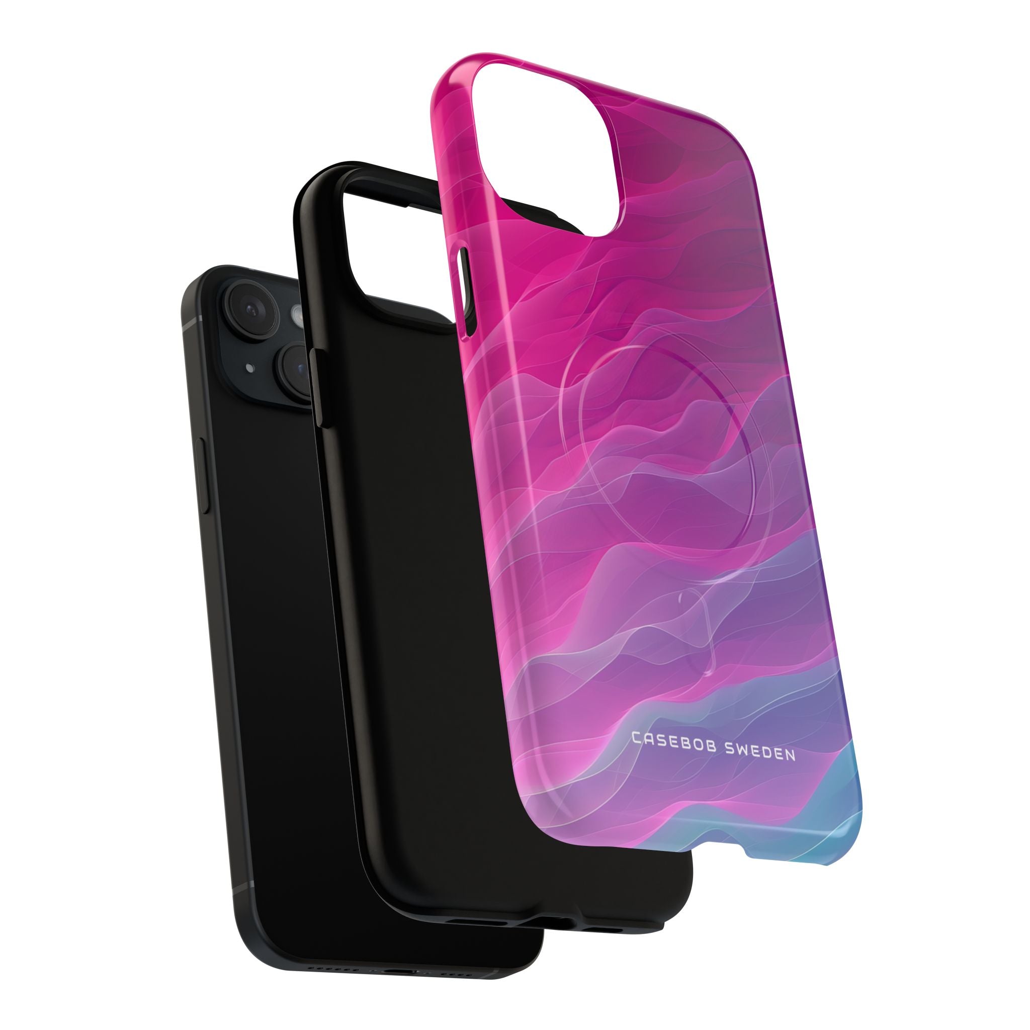 Gradient Oceanflow Waves iPhone 15 | Tough+ Phone Case