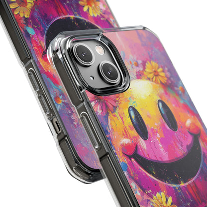 Joyful Smile Blooms iPhone Case - Impact