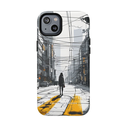 Urban Noir Streetscape iPhone 14 | Tough+ Phone Case