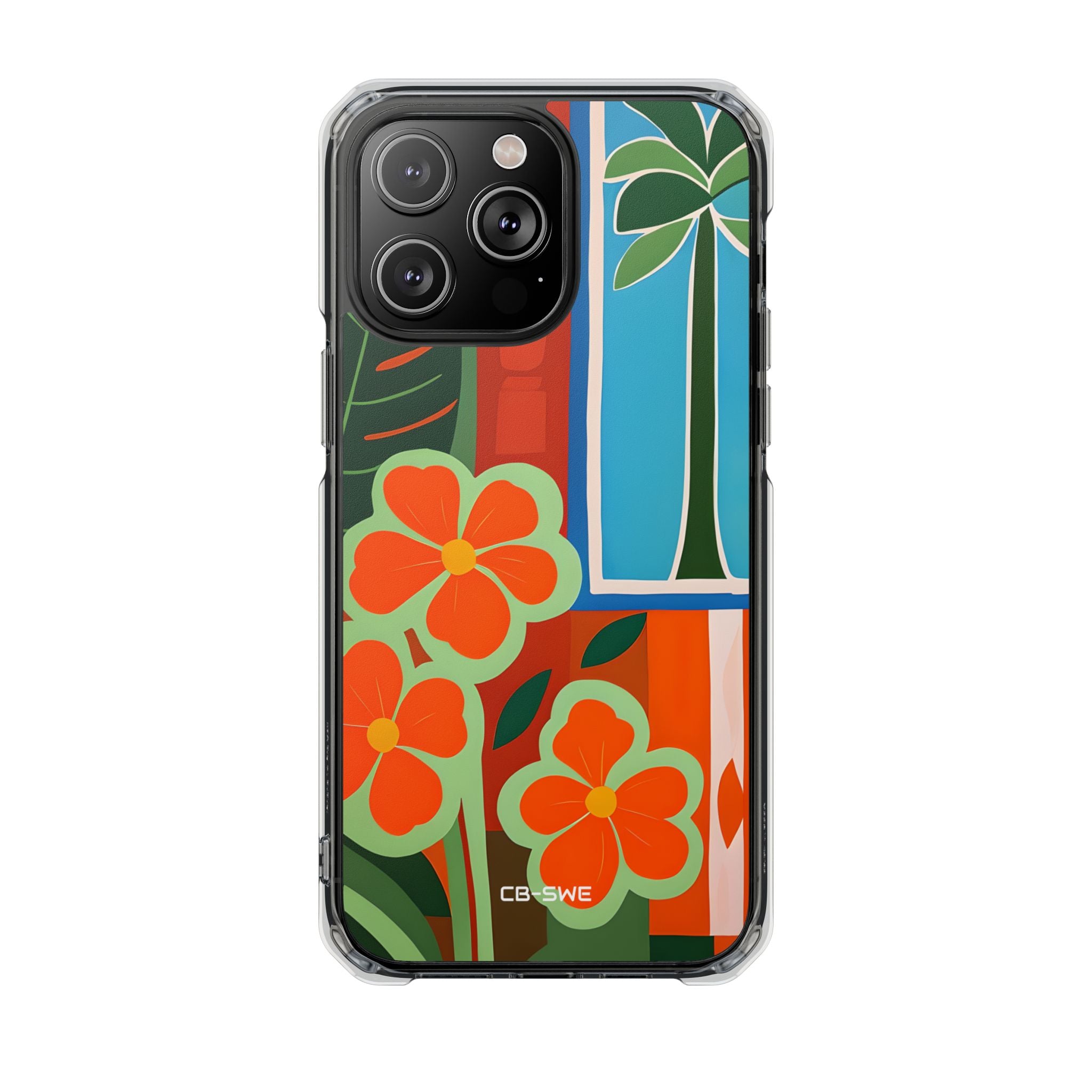 Tropical Geometry Harmony iPhone Case - Impact