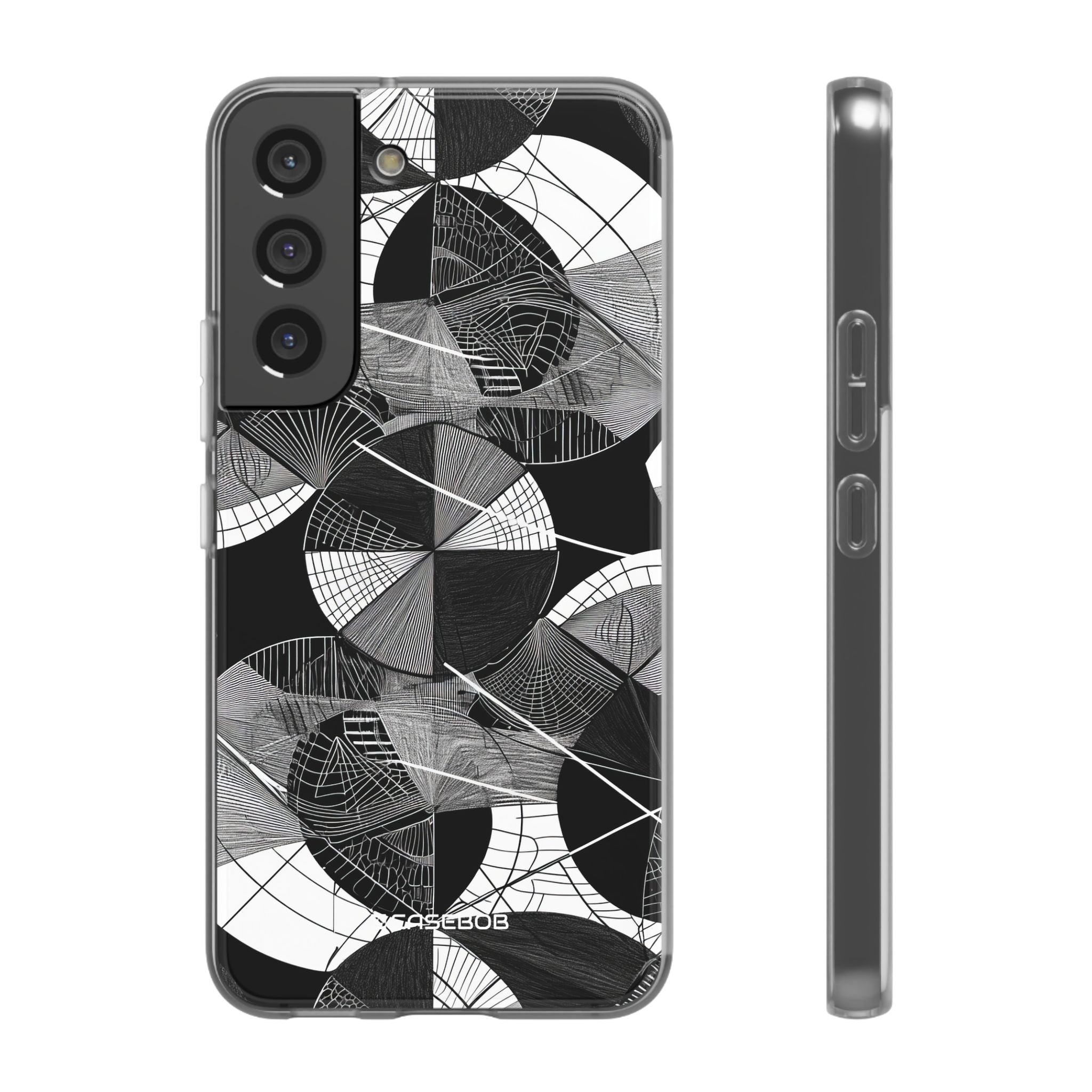 Geometric Elegance | Flexible Phone Case for Samsung Galaxy