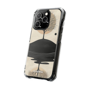 Serene Reflections - Phone Case for iPhone (Clear Impact - Magnetic)