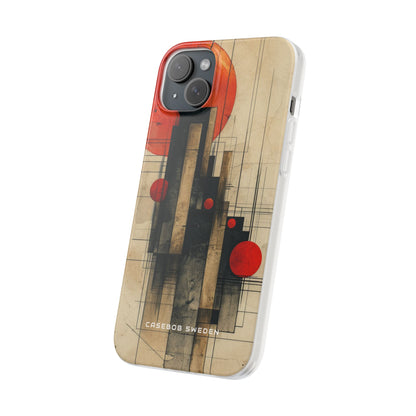 Vintage Geometric Harmony iPhone 15 - Flexi Phone Case