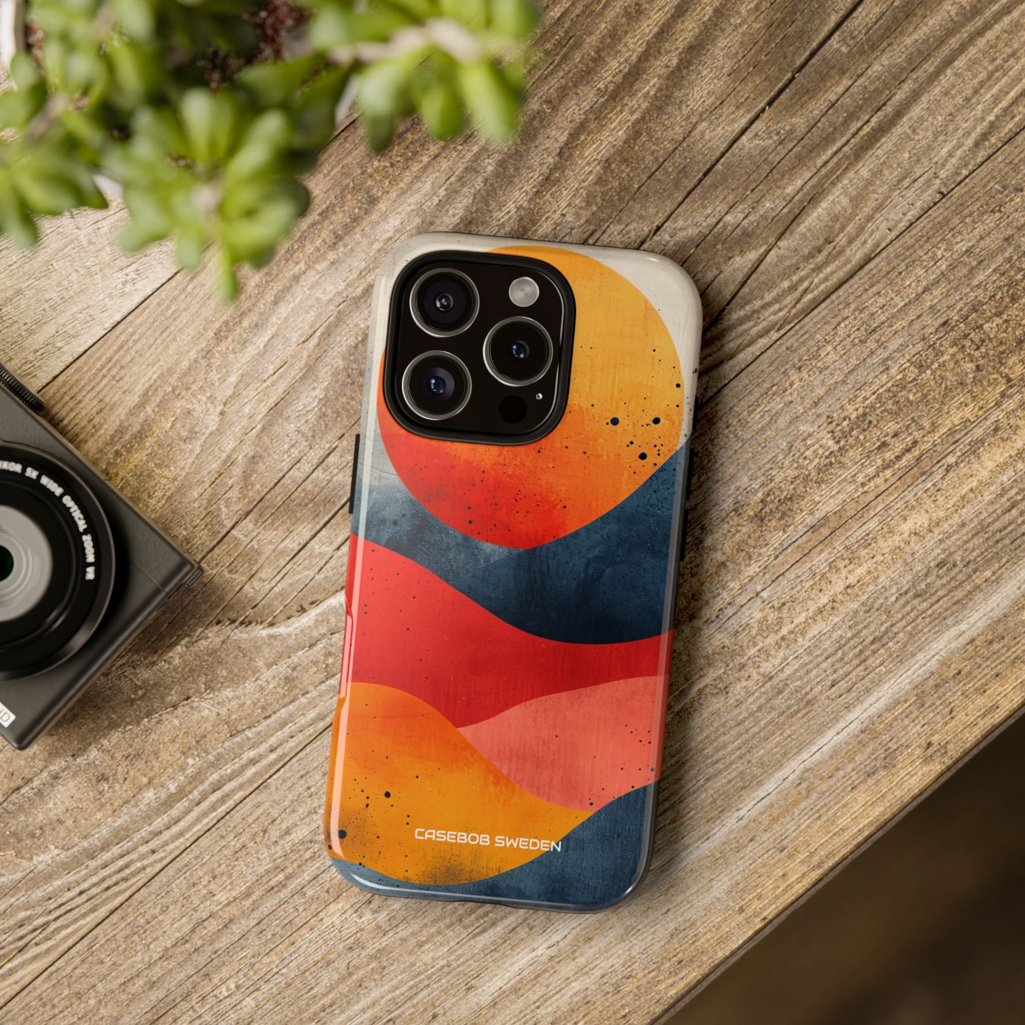 Sunburst Waves - Tough iPhone 16 Phone Case