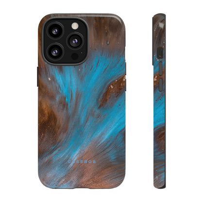 Blue Lagoon Ink Art - Protective Phone Case