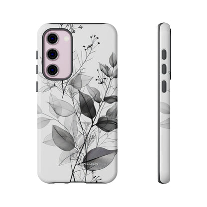 Monochrome Floral Elegance Samsung S23 - Tough Phone Case