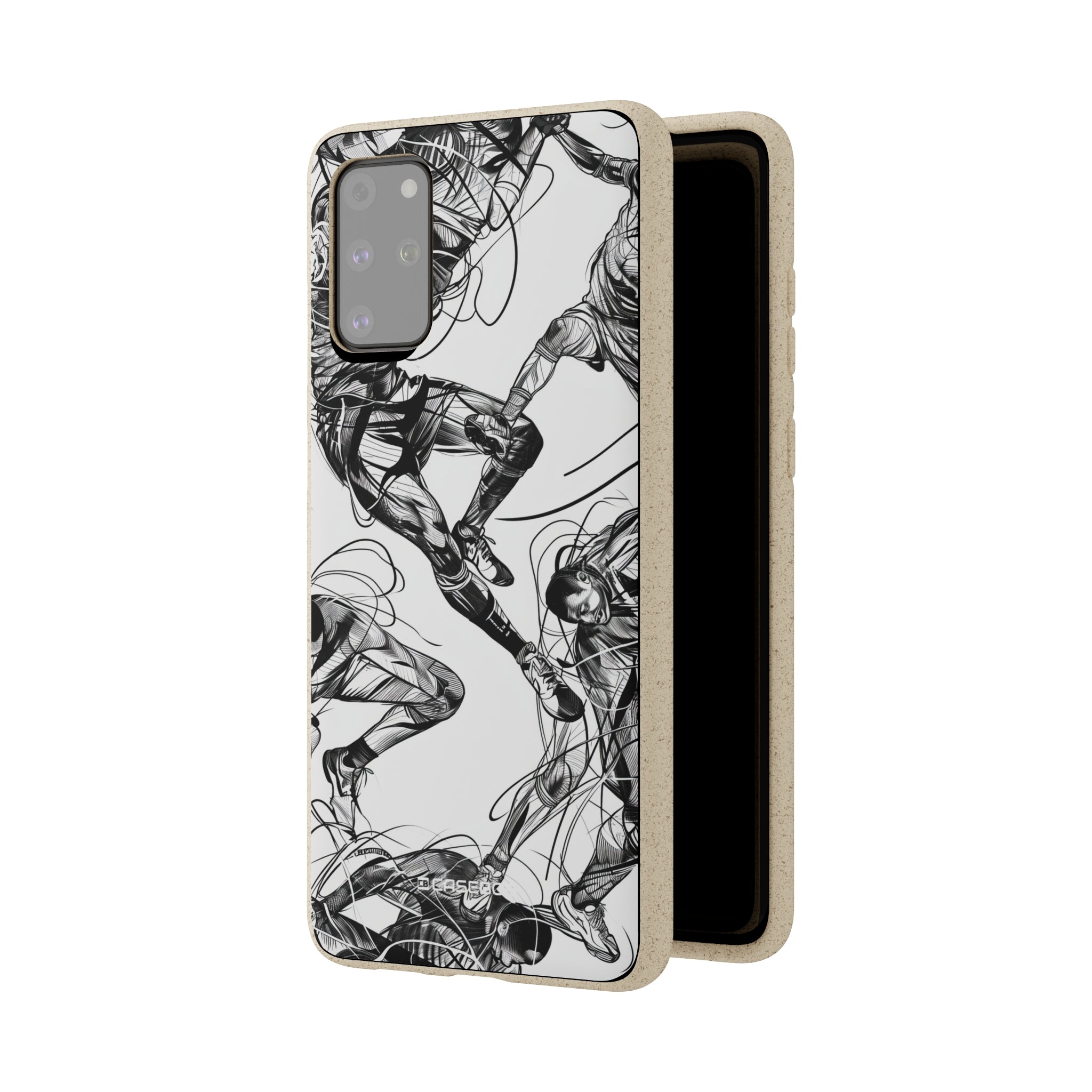 Dynamic Athletic Surrealism | Biodegradable Phone Case