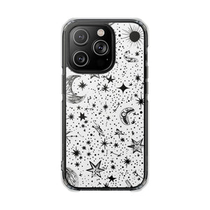 Retro Space Odyssey - Phone Case for iPhone (Clear Impact - Magnetic)