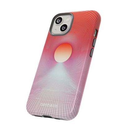 Orange Portal iPhone 14 Case - Tough