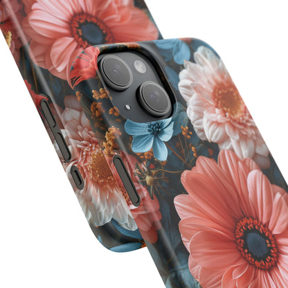 Surreal Floral Harmony iPhone 15 - Slim Phone Case