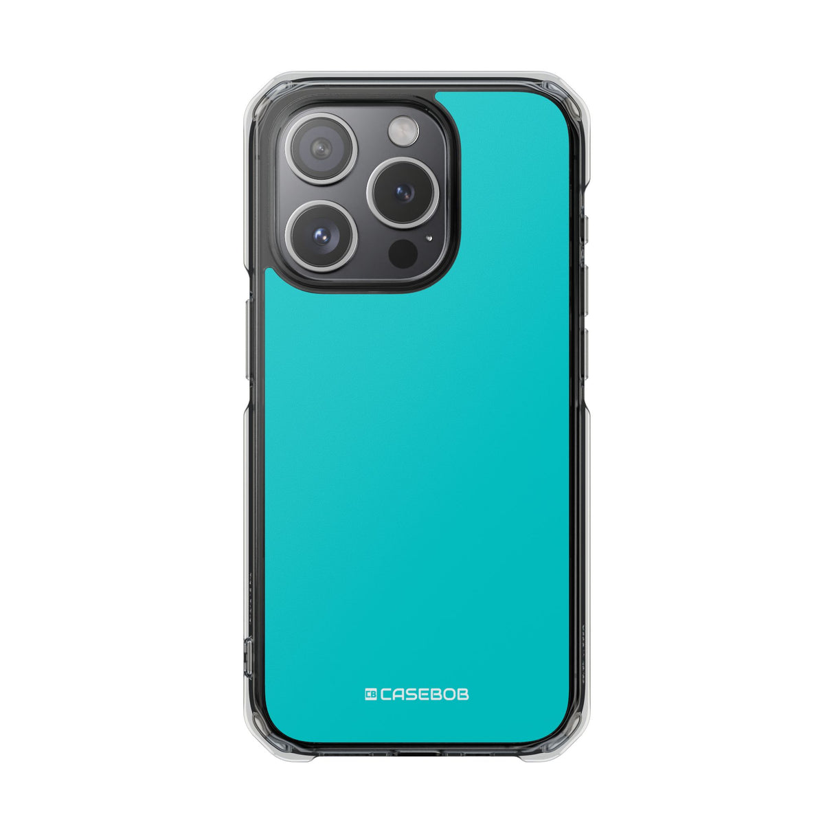 Dark Turquoise | Phone Case for iPhone (Clear Impact Case - Magnetic)