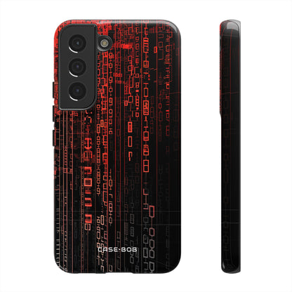 Crimson Glyphs Samsung S22 Case - Tough