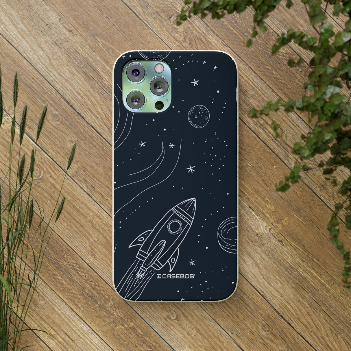 Cosmic Doodle Adventure | Biologisch abbaubare Handyhülle