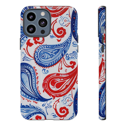 Vibrant Paisley Swirls iPhone 13 - Tough