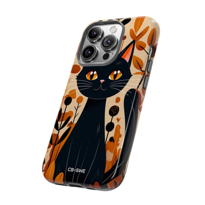 Autumnal Cat Whimsy - iPhone Case