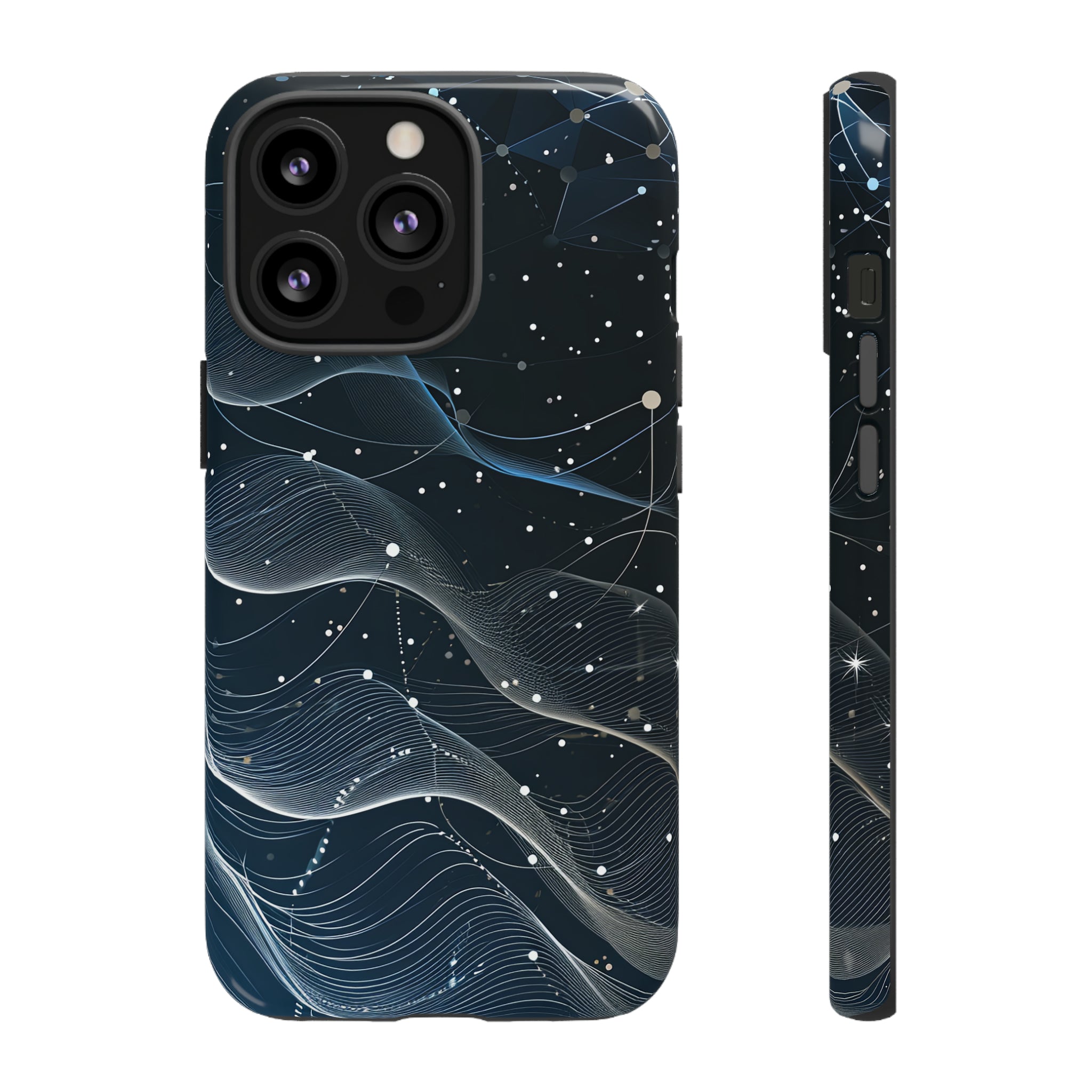 Connectivity Wave: Network Gradient - Protective Phone Case