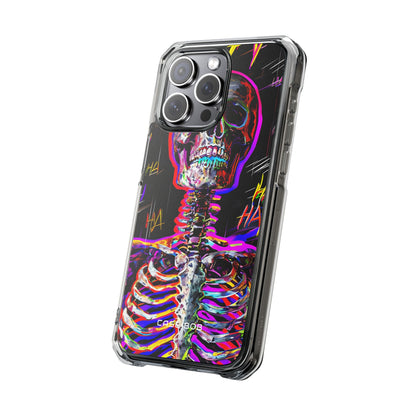 Neon Skeleton Laugh iPhone 15 Pro Max Case - Impact