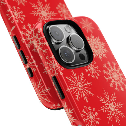 Snowflakes Dance Bright - iPhone Case